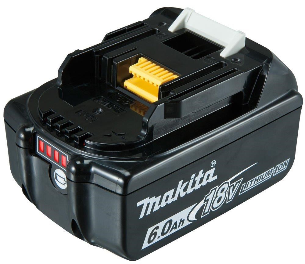 Makita 18 V batteri BL1860B - 6 Ah Akku Lader