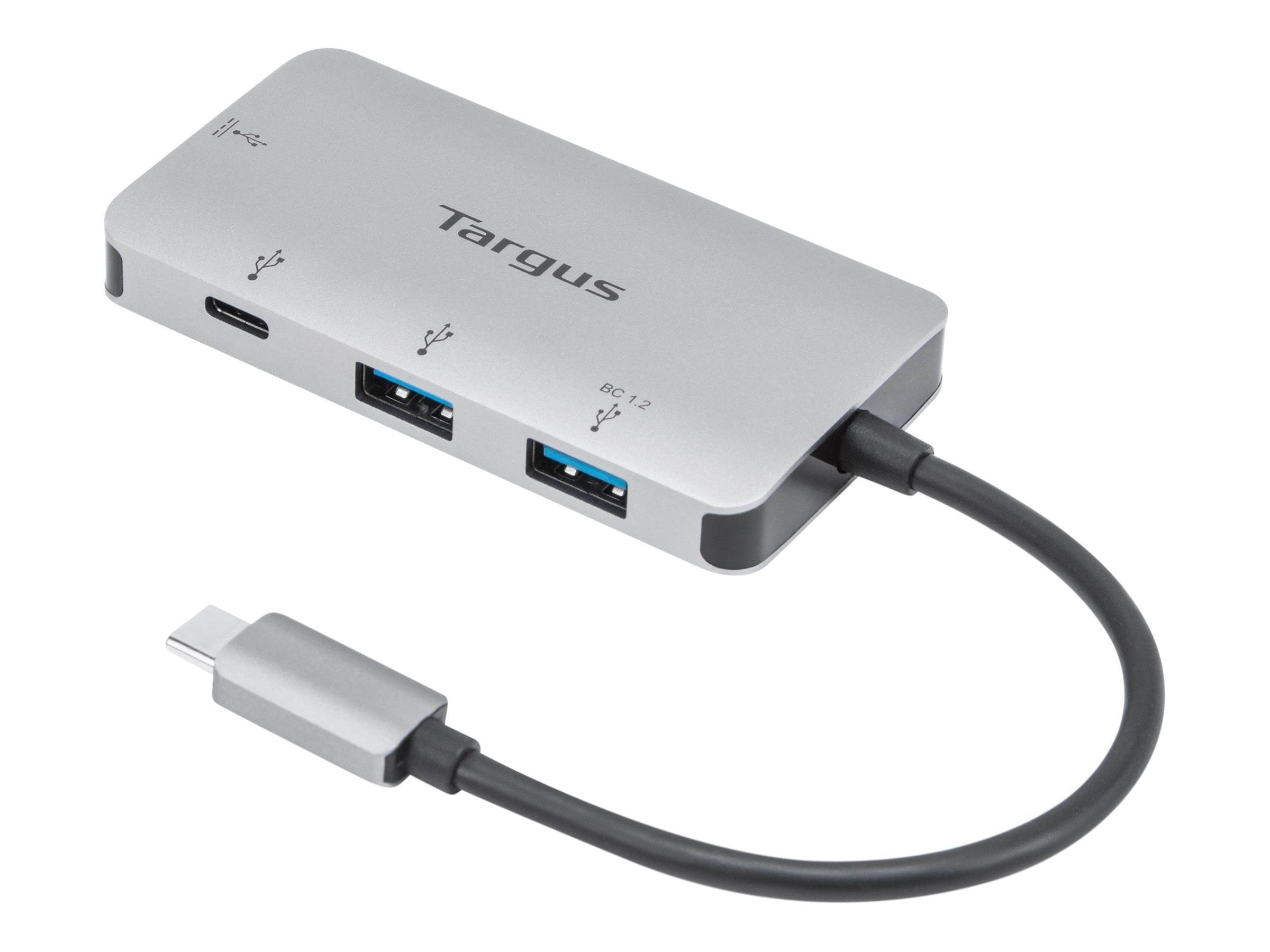 Targus USB-C MP H w 2xUSB A 2xUSB-C USB hub - 4 ports - Grå Usb Hub ACH228EU