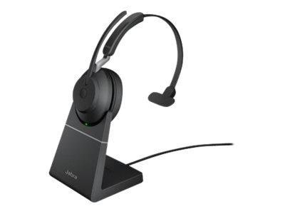 Jabra Evolve2 65 Link380a UC Mono Stand Black Hovedtelefoner Og Headset 26599-889-989