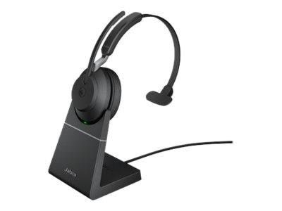 Jabra Evolve2 65 Link380a MS Mono Stand Black Hovedtelefoner Og Headset 26599-899-989