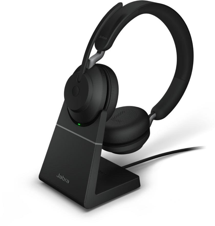 Jabra Evolve2 65 Link380c UC Stereo Stand Black Hovedtelefoner Og Headset 26599-989-889