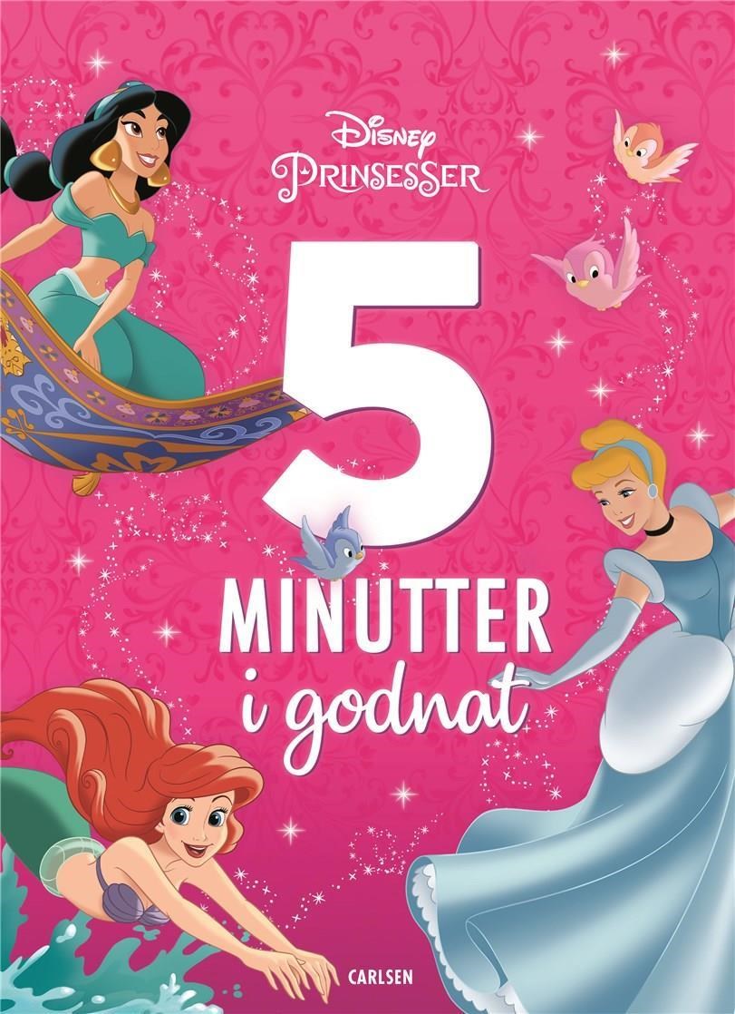 Fem minutter i godnat - Disney Prinsesser - Børnebog - Hardcover Børnebog 9788711980002