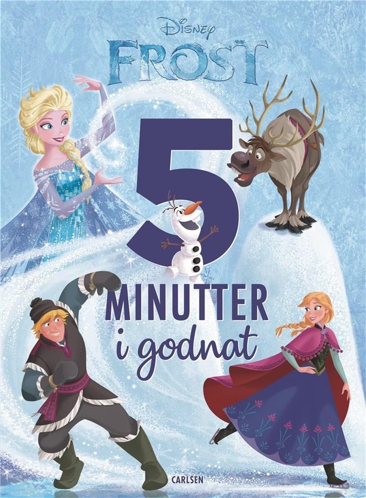 Fem minutter i godnat - Frost - Børnebog - Hardcover Børnebog 9788711914007