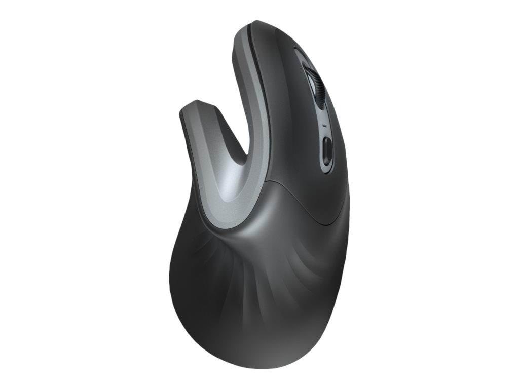 Trust Verro Ergonomic Wireless Mouse - Vertical mouse - Optisk - 6 knapper - Sort