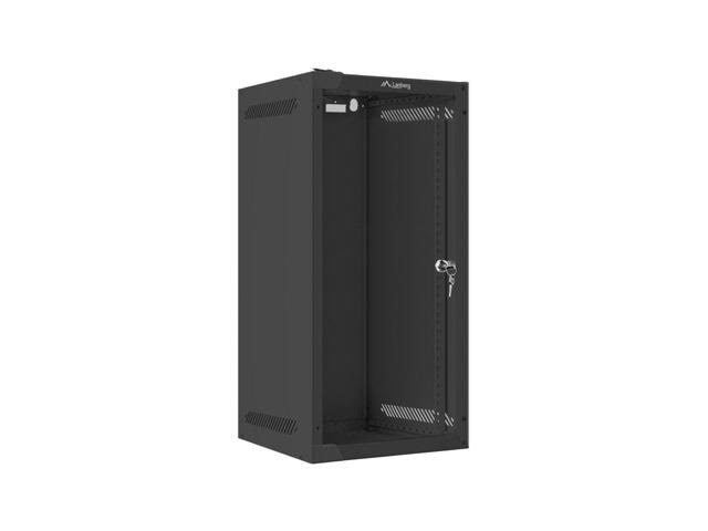 Lanberg WF10-2312-10B - 12U Wall Mount Rack Cabinet Rackskab