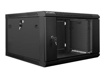 Lanberg WF01-6606-10B - 6U Wall Mount Rack Cabinet Rackskab