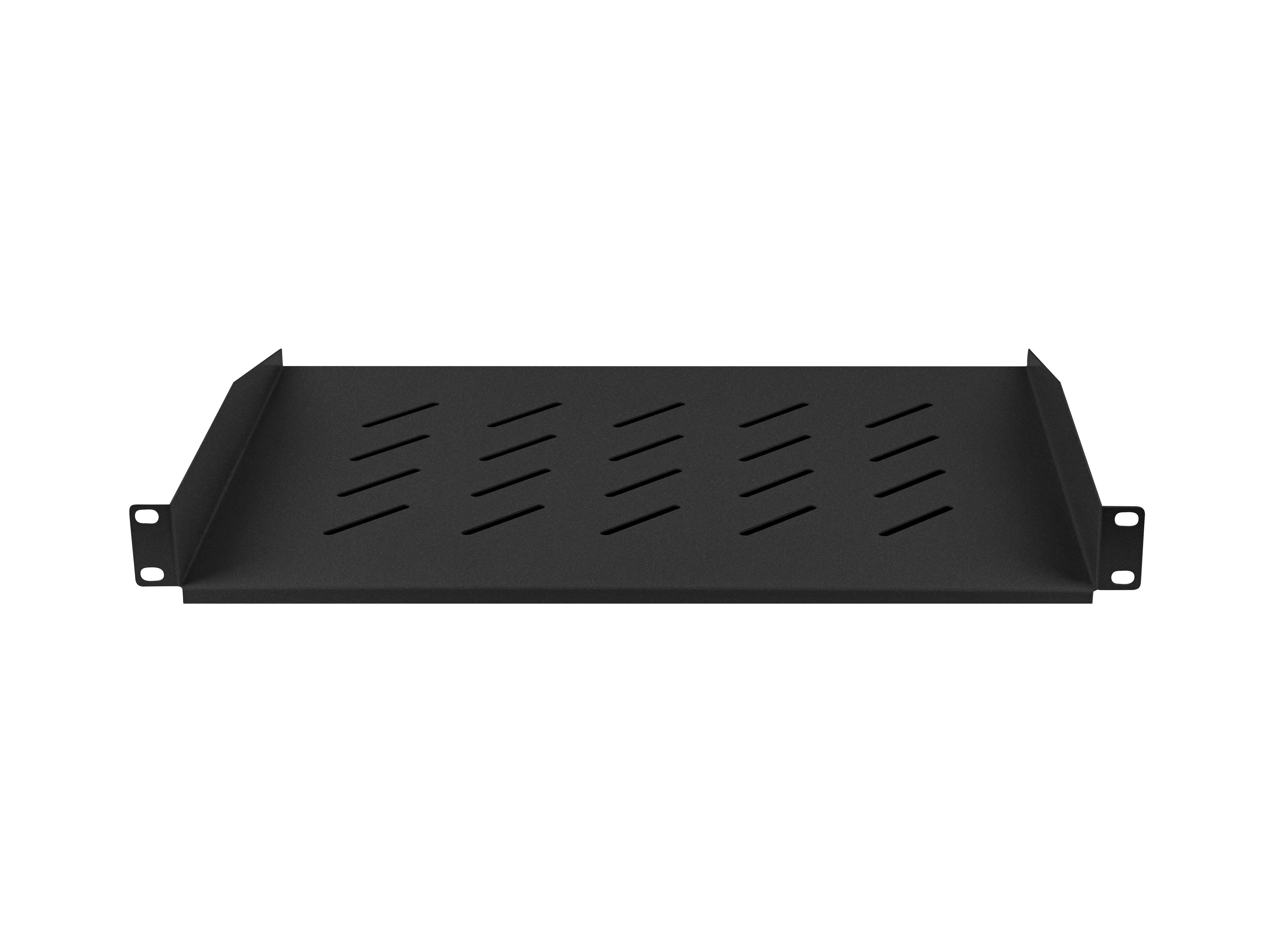 Lanberg AK-1008-B - 1U - Fixed Shelf Rackskab