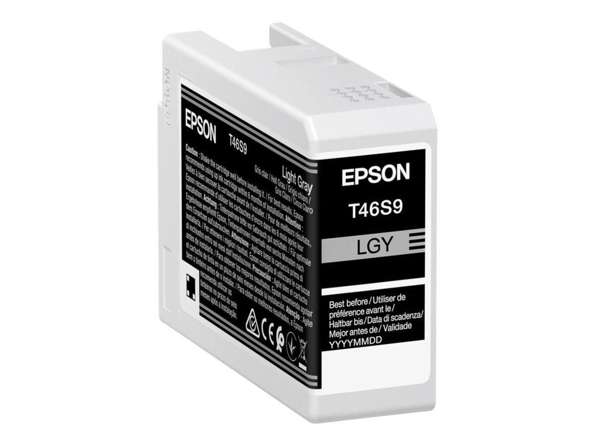 Epson Singlepack Light Gray T46S9 UltraChrome Pro Printerpatron Og Toner Lysegrå C13T46S900