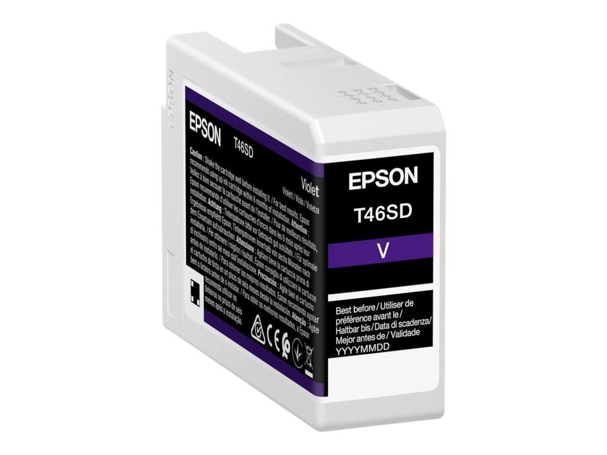 Epson Singlepack Violet T46SD UltraChrome Pro 10 i Printerpatron Og Toner C13T46SD00