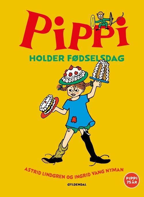 Pippi holder fødselsdag - Børnebog - Hardcover Børnebog 9788702296631