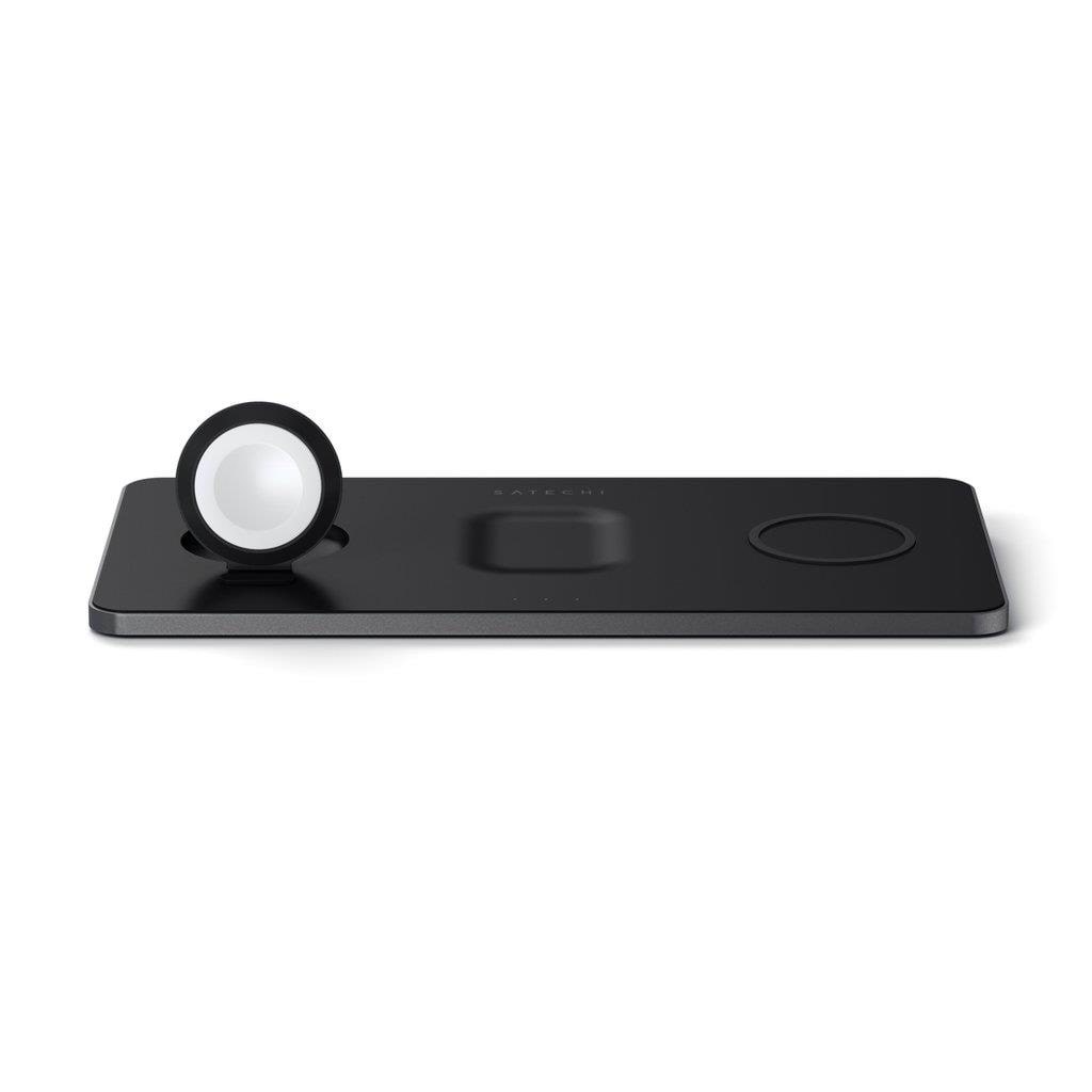 Satechi Trio Wireless Charger With Magnetic Pad Mobil Oplader ST-X3TWCPM