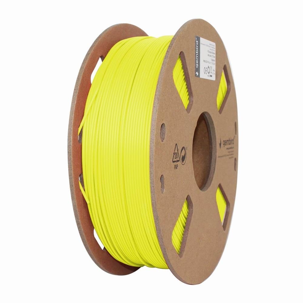Gembird PLA filament - Neon-gul - 1.75mm ø - 1 kg