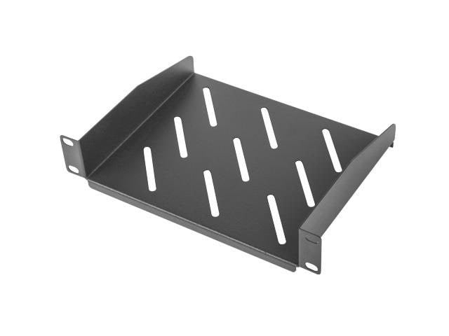 Lanberg AK-1012-B - 1U - Fixed Shelf Rackskab