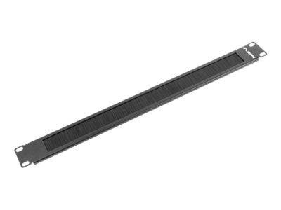 Lanberg AK-1101-B - 1U Brush Panel Rackskab