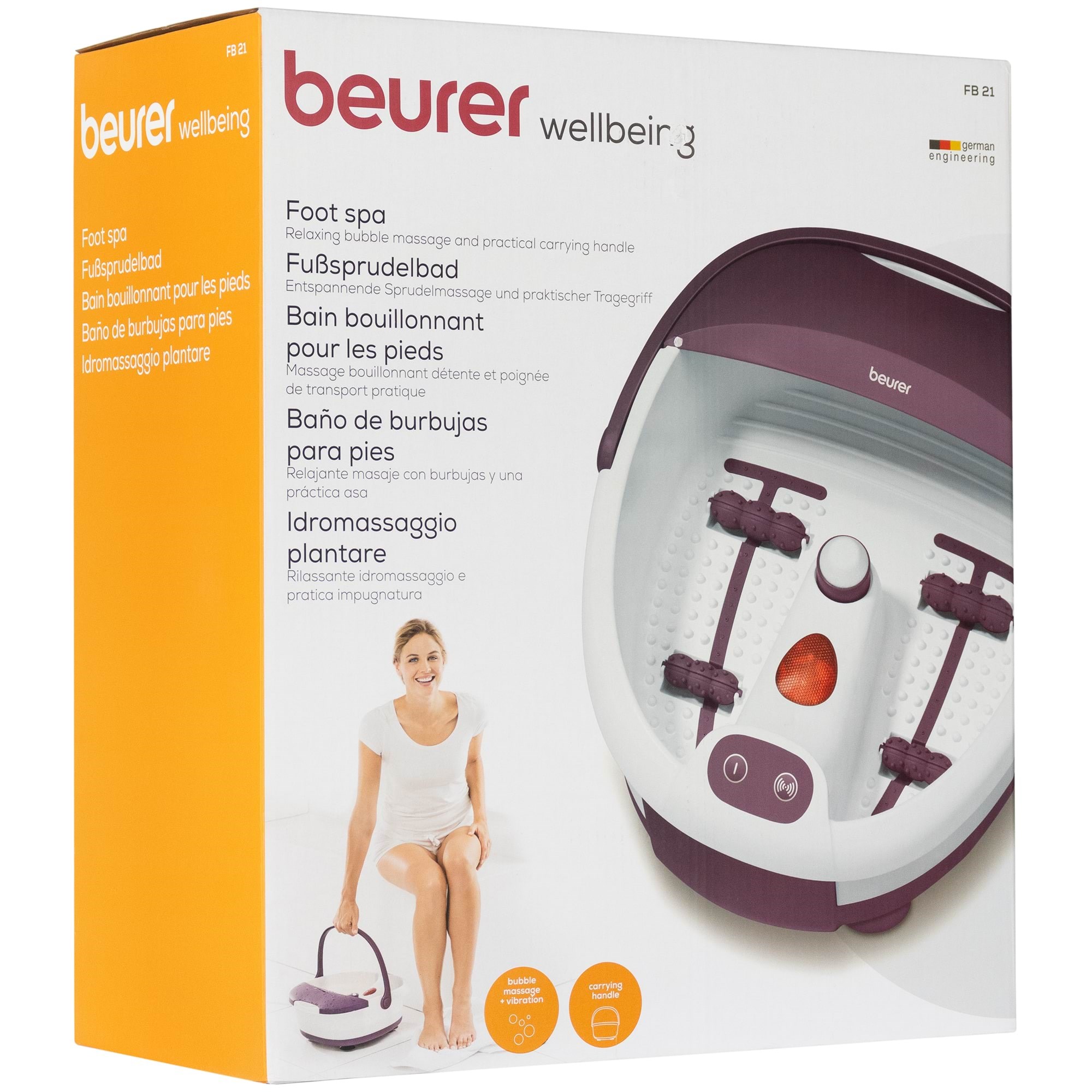 Beurer FB21 - foot spa Velvære 63606