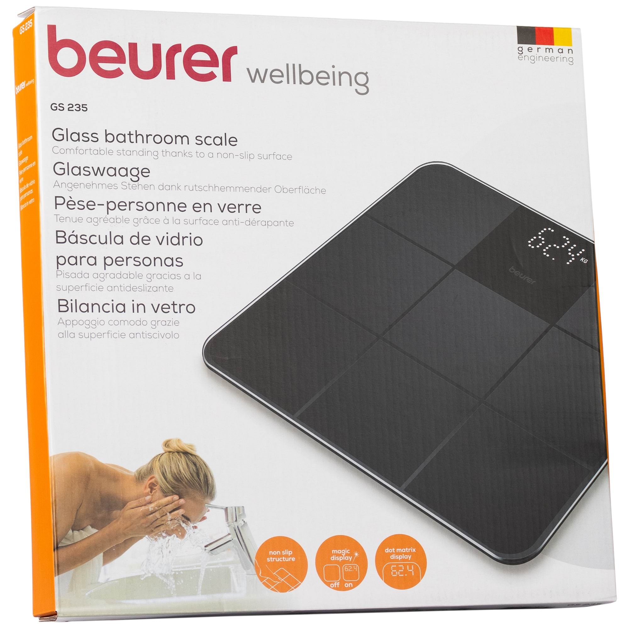 Beurer Badevægt GS 235 - bathroom scales Badevægt 75732