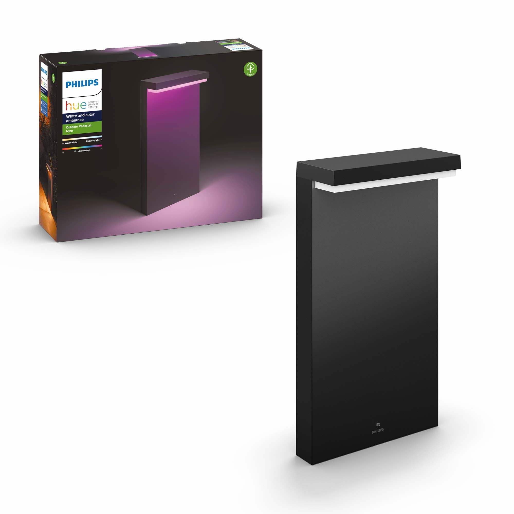 Philips Hue Outdoor Nyro Bedlampe - Sort Smart Home 915005841601