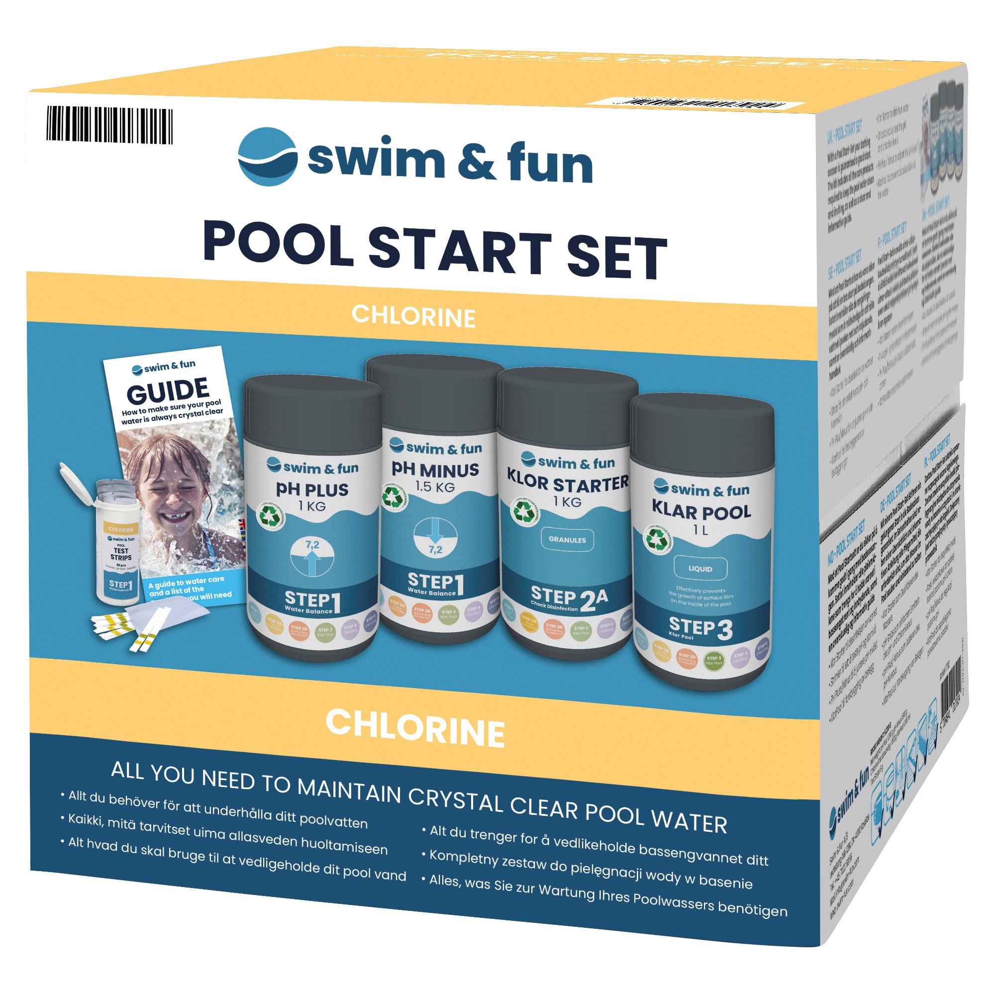 Swim & Fun Pool Startsæt Klor Pool 1792