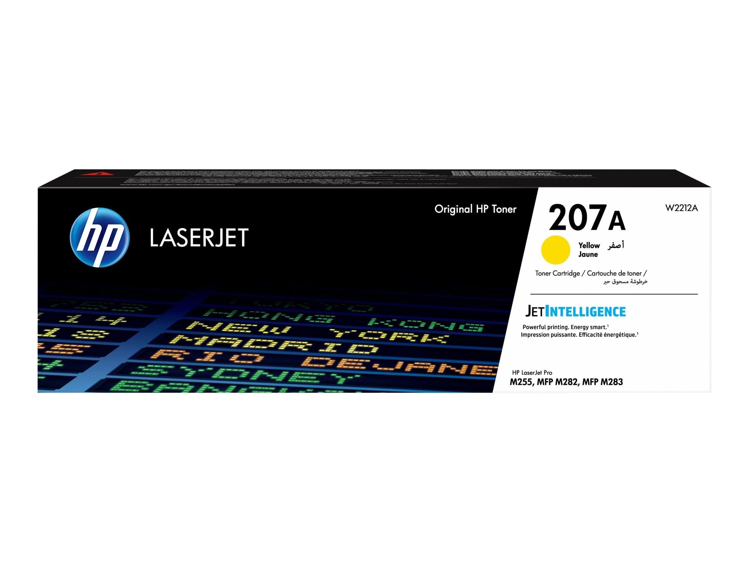 HP 207A / W2212A Yellow Toner Printerpatron Og Toner Gul
