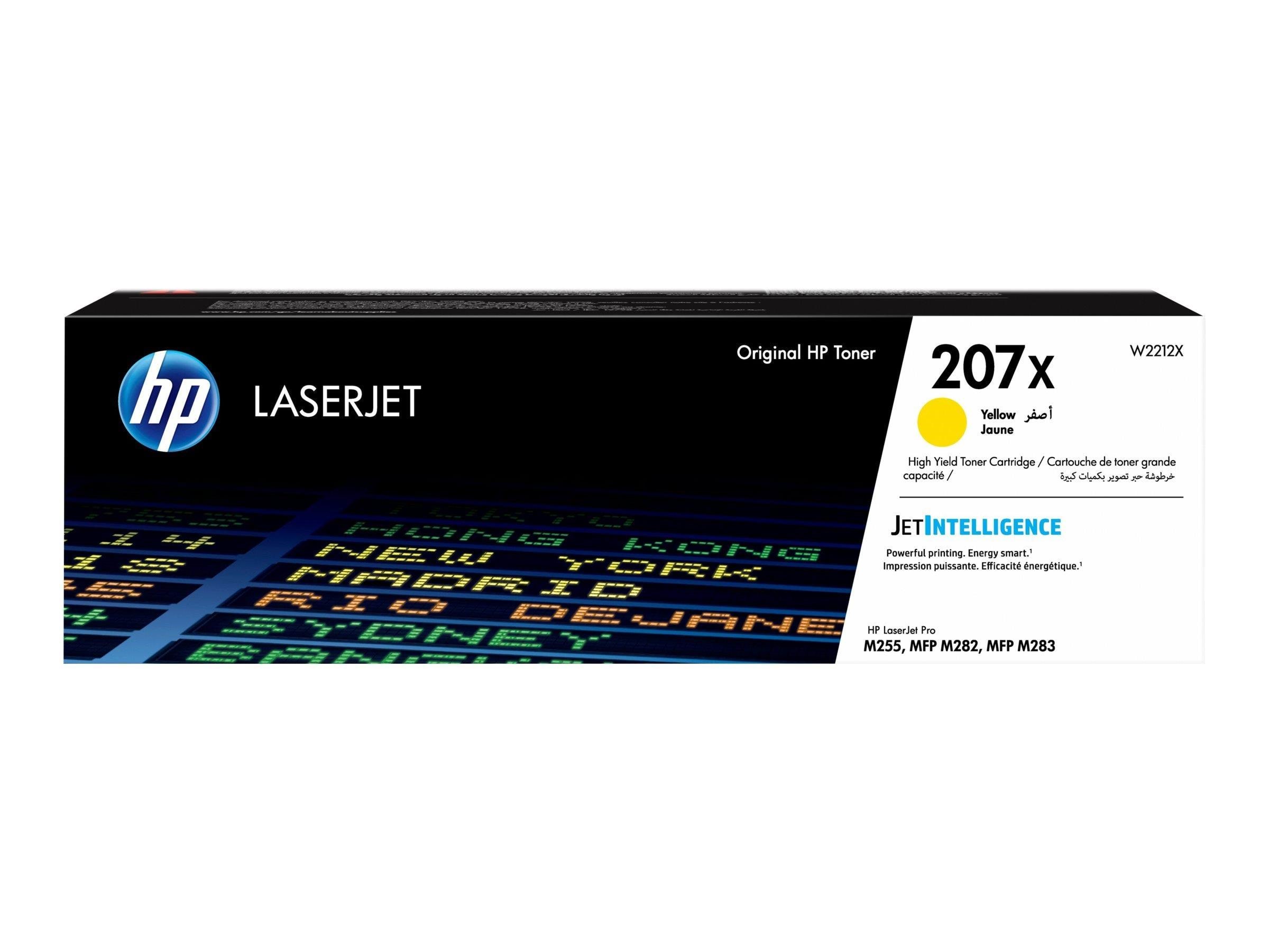 HP 207X / W2212X High Capacity Yellow Toner Printerpatron Og Toner Gul