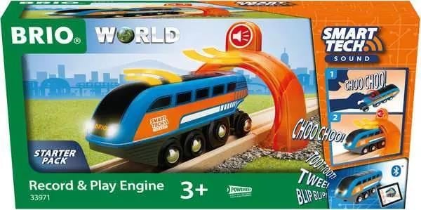 Brio 33971 Smart Tech Sound Lokomotiv med lydoptager Brio Tog