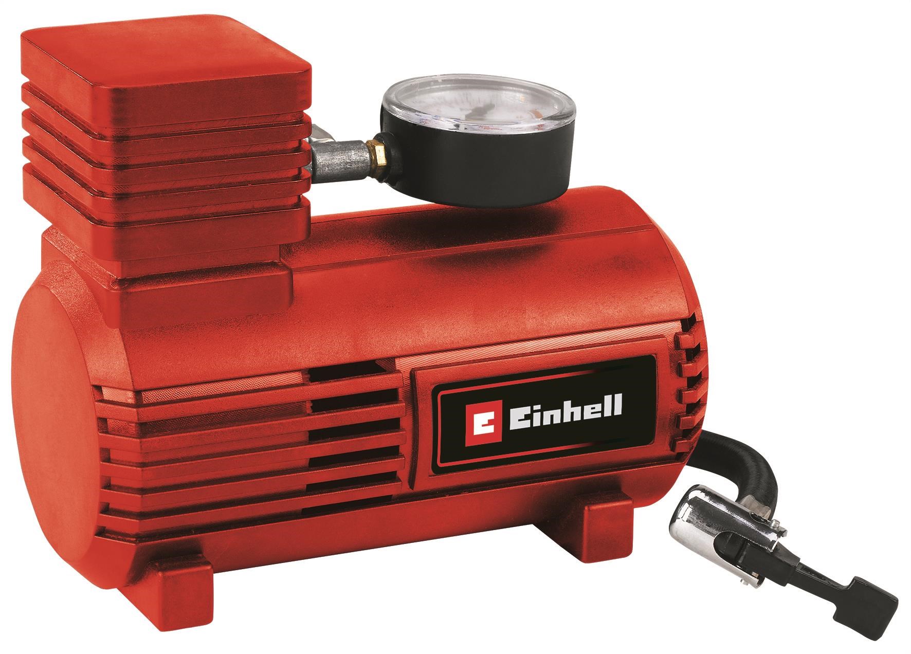Einhell CC-AC 12V mini kompressor med tilbehør 18 bar 12 Volt Værktøj 2072112