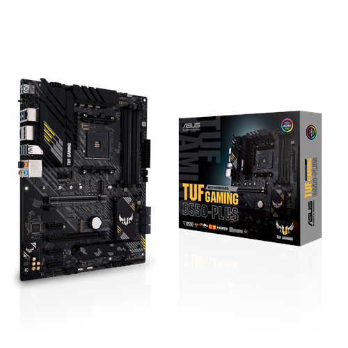ASUS TUF GAMING B550-PLUS Bundkort - AMD B550 - AMD AM4 - DDR4 RAM - ATX Bundkort 90MB14G0-M0EAY0