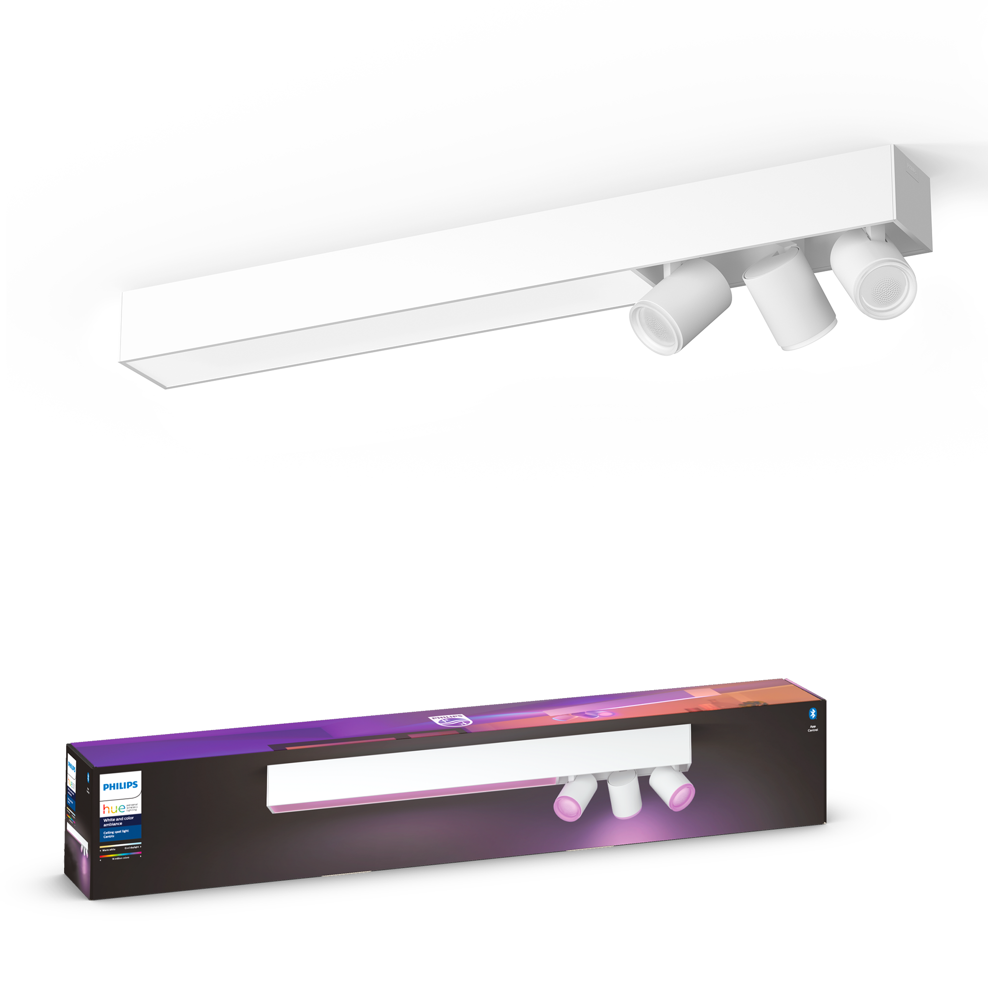 Philips Hue Centris 3x5.7W Spots - Hvid Smart Home 929003808701