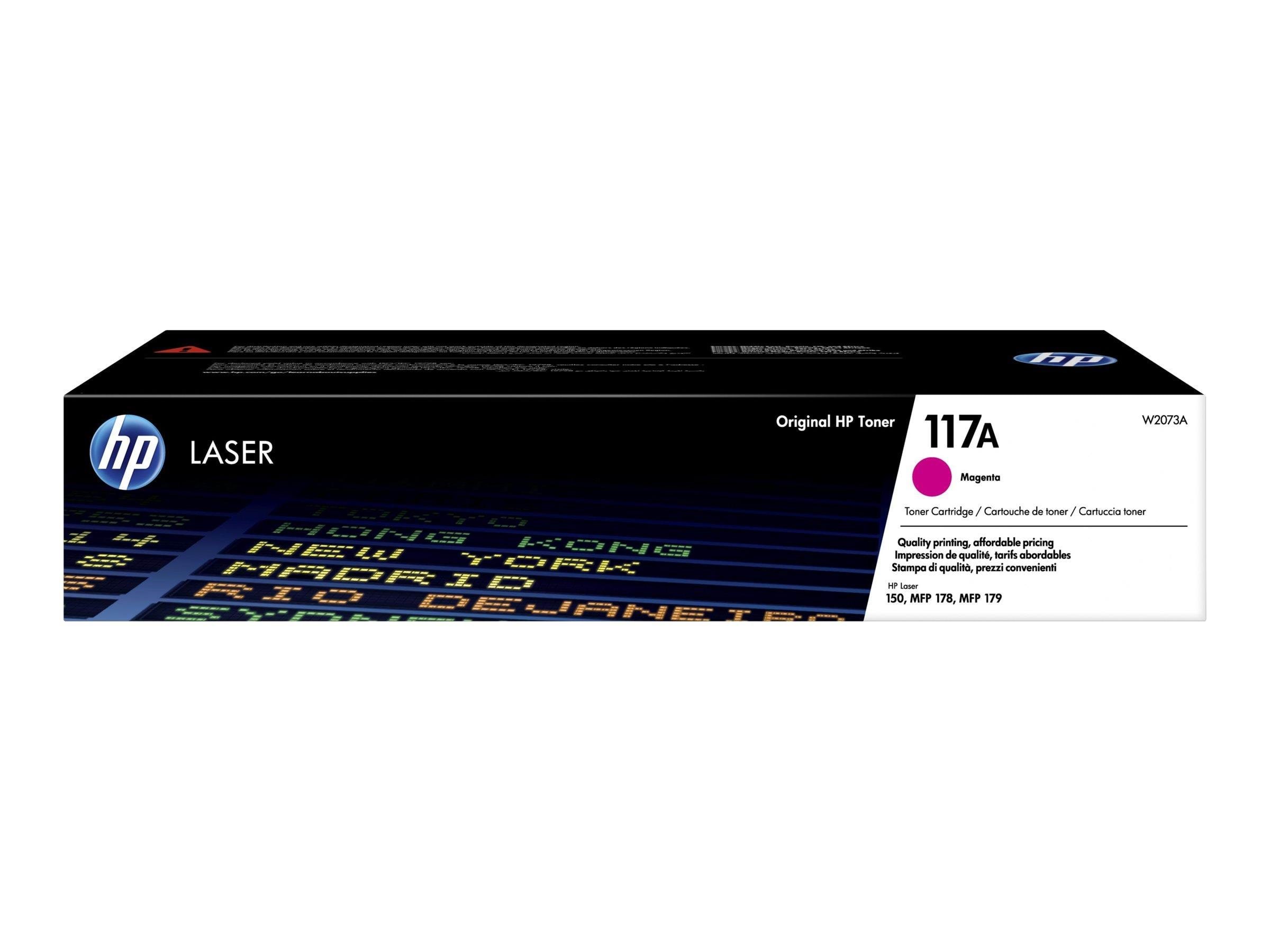 HP 117A / W2073A Magenta Toner Printerpatron Og Toner