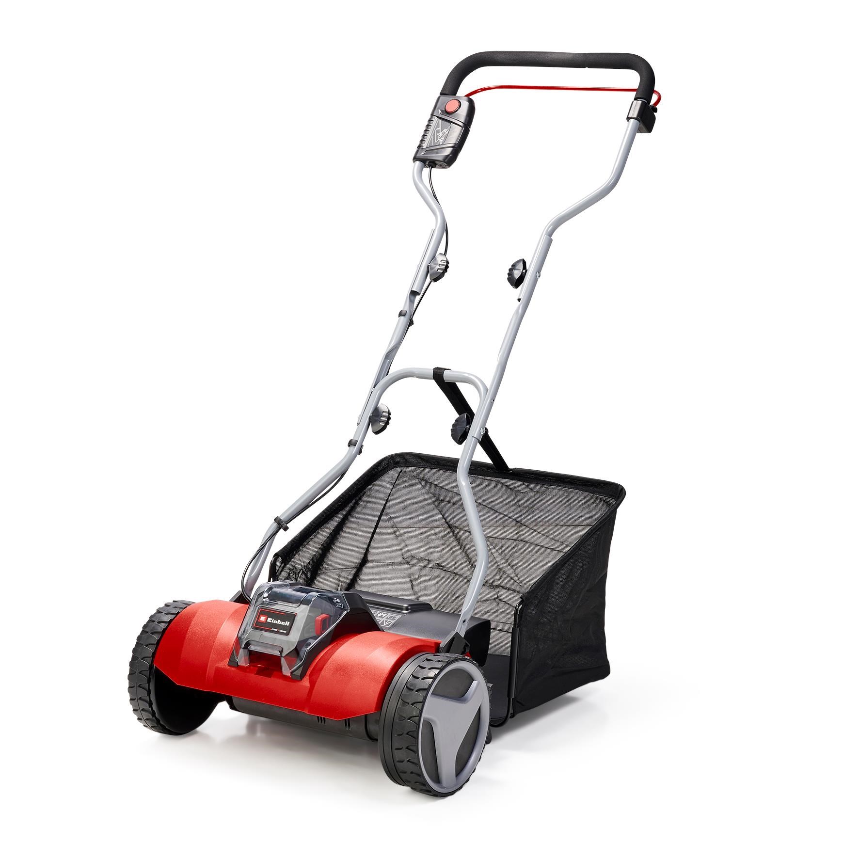 Einhell Akkuplæneklipper GE-HM 18/38 akku cylinder plæneklipper 38 cm. 18V u/batteri og lader