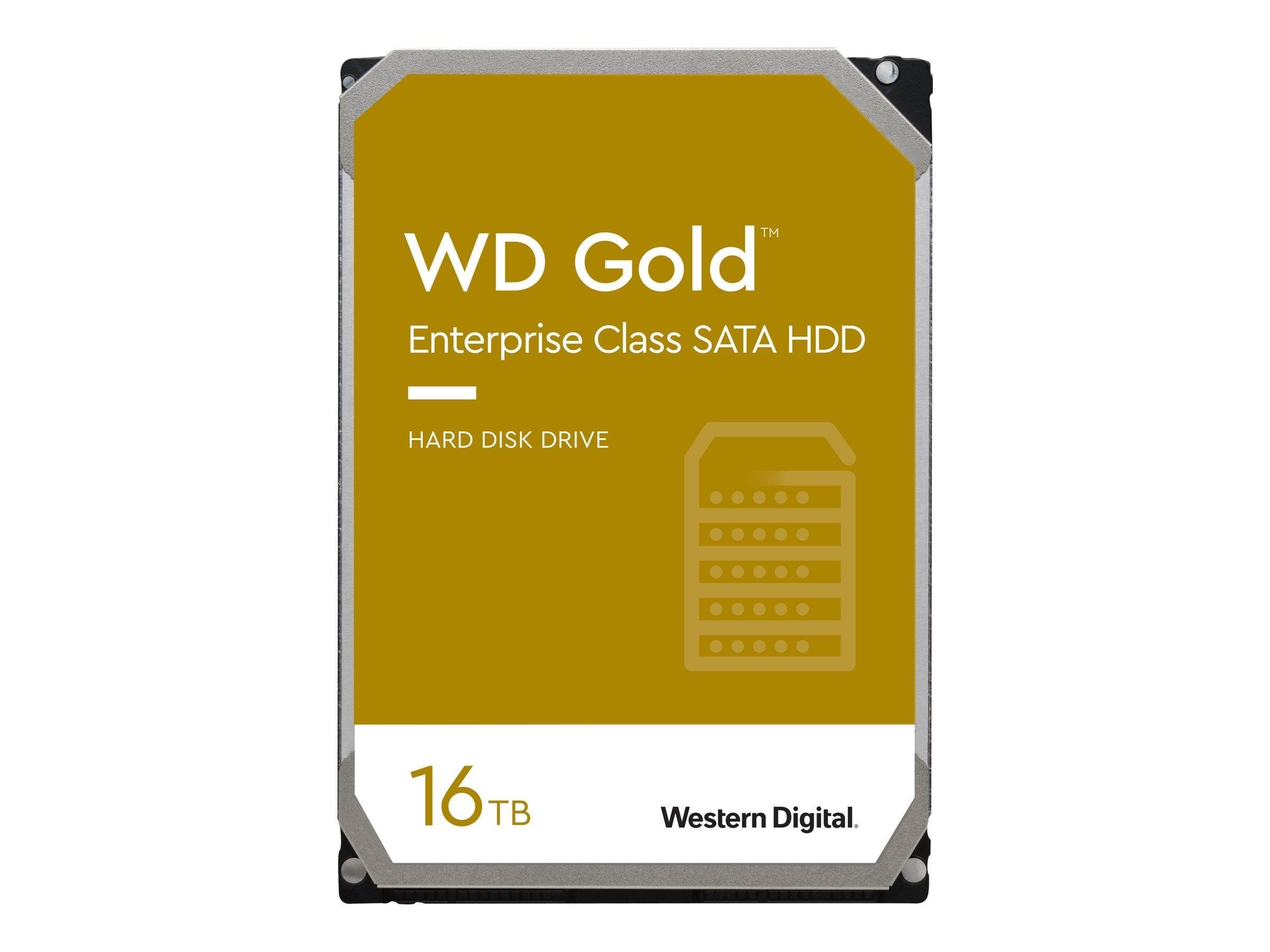 WD Gold - 16TB - Harddisk - WD161KRYZ - SATA-600 - 3.5" Harddisk
