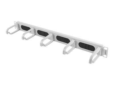 Lanberg AK-1203-S - cable organizer - 1U - 19" Kabel Organisering Grå