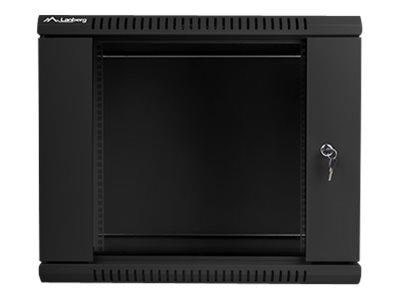Lanberg WF01-6409-10B - 9U Wall-Mounted Rack Cabinet Rackskab