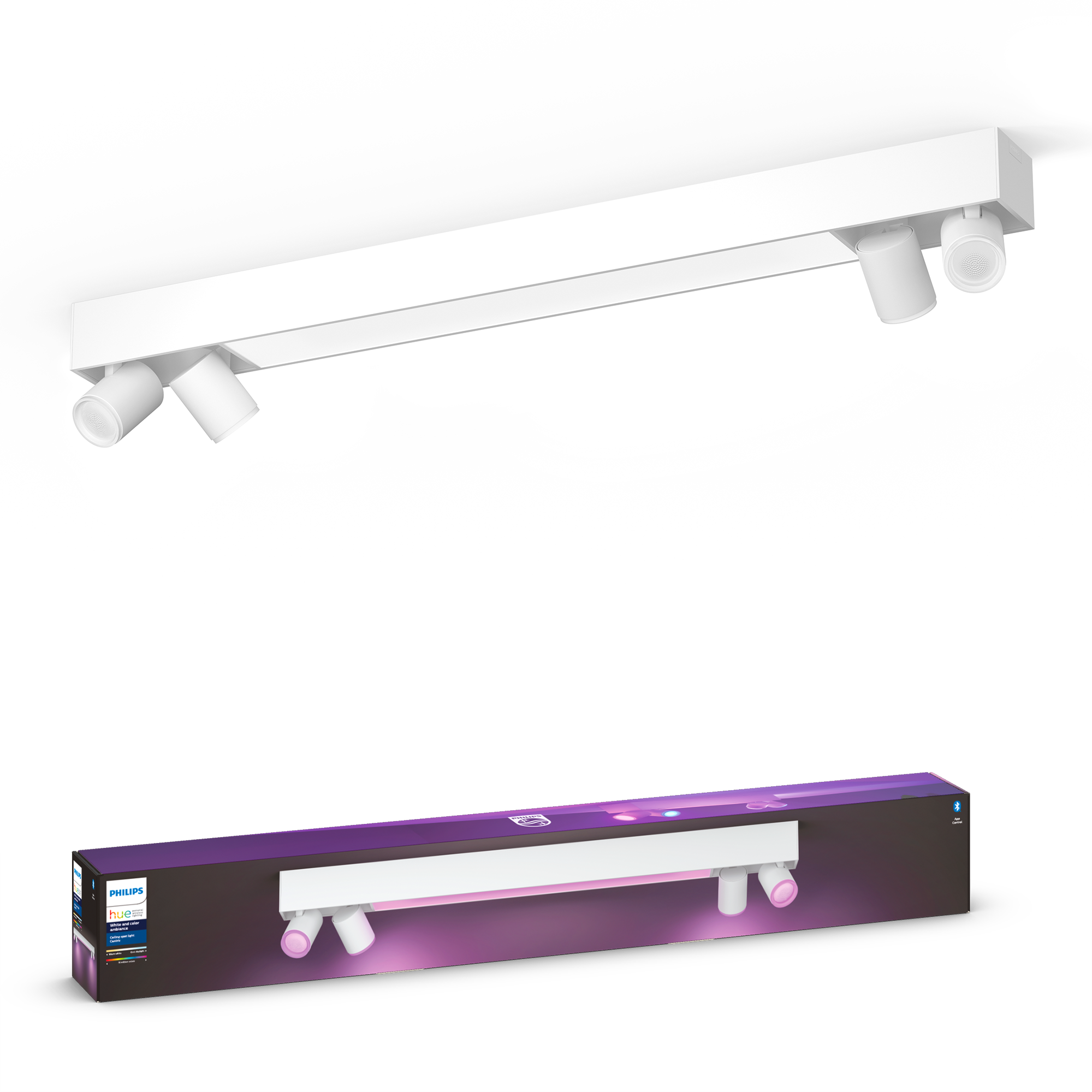 Philips Hue Centris 4x5.7W Spots - Hvid Smart Home 929003808901