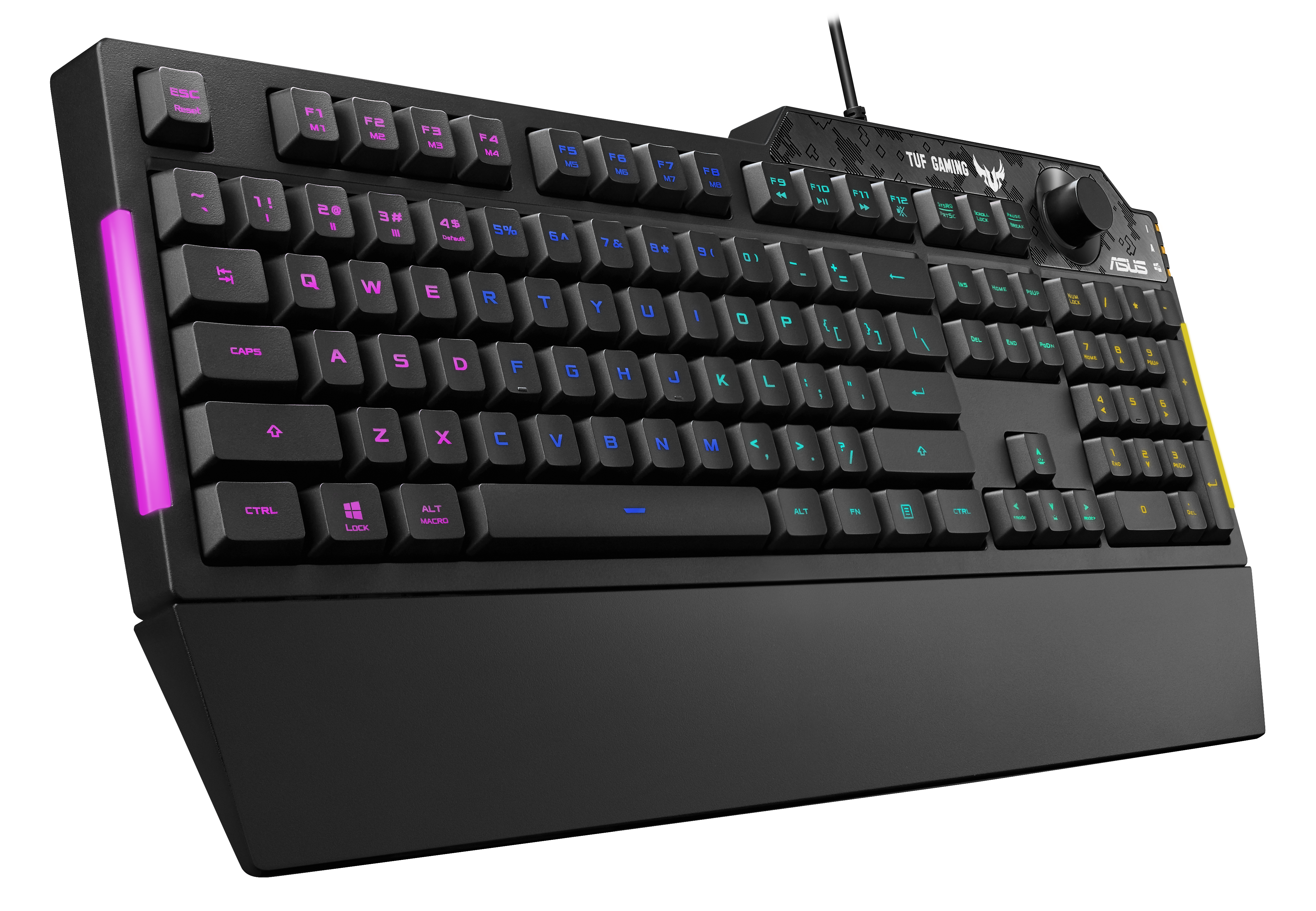 ASUS TUF Gaming K1 - Nordic Layout - Gaming Tastatur - Nordisk - Sort Tastatur 90MP01X0-BKNA00