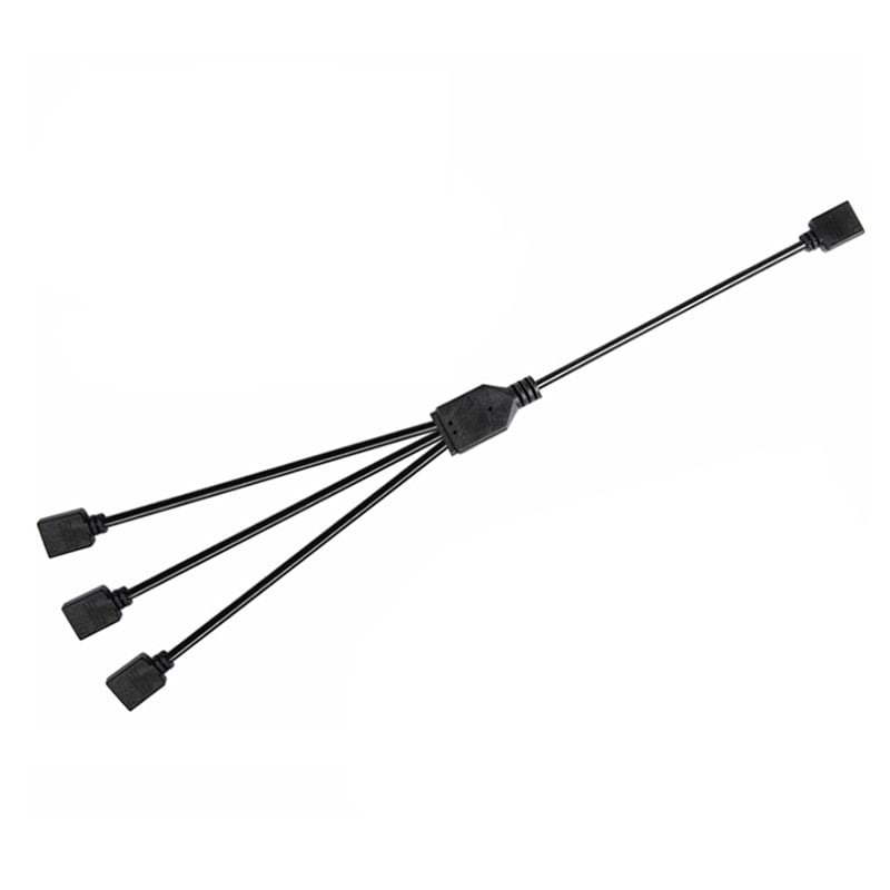 DUTZO Adressable RGB Splitter Cable 1-to-3 Kabinet Tilbehør ARGB_SPLITTER