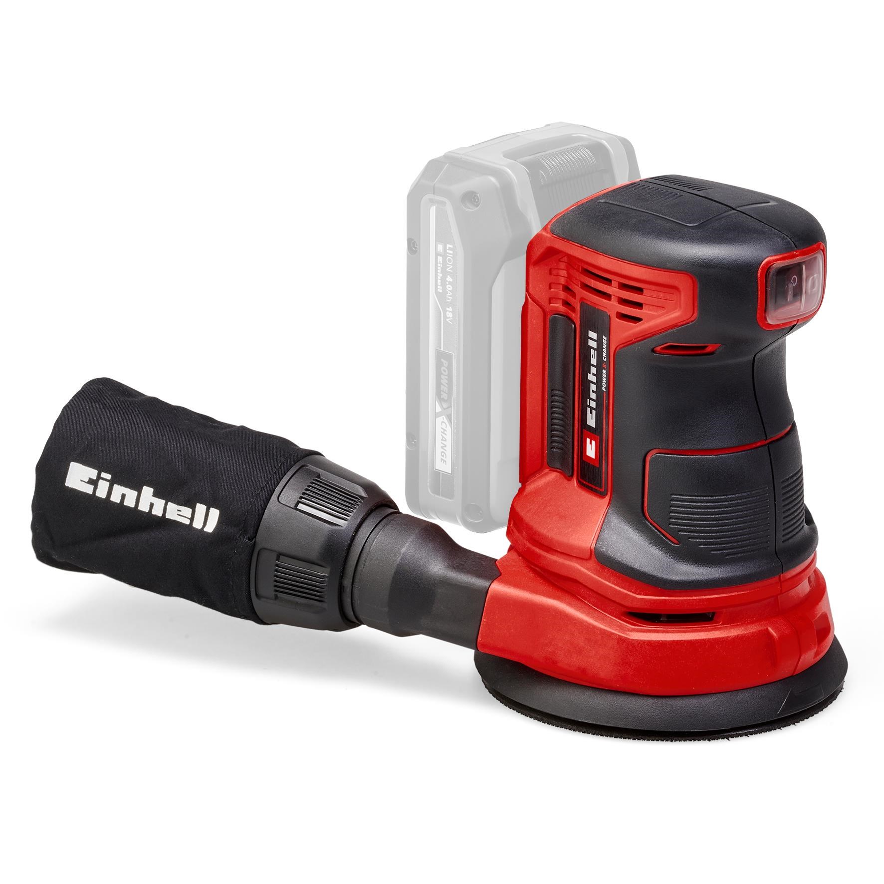 Einhell TE-RS 18 Li-S akku excentersliber Ø125mm. 18V u/batteri og lader