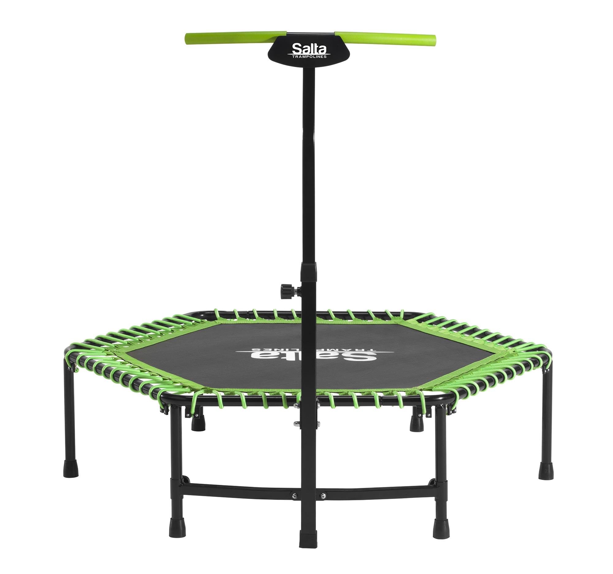 Salta Fitness trampolin med håndtag, grøn Trampolin 805-555