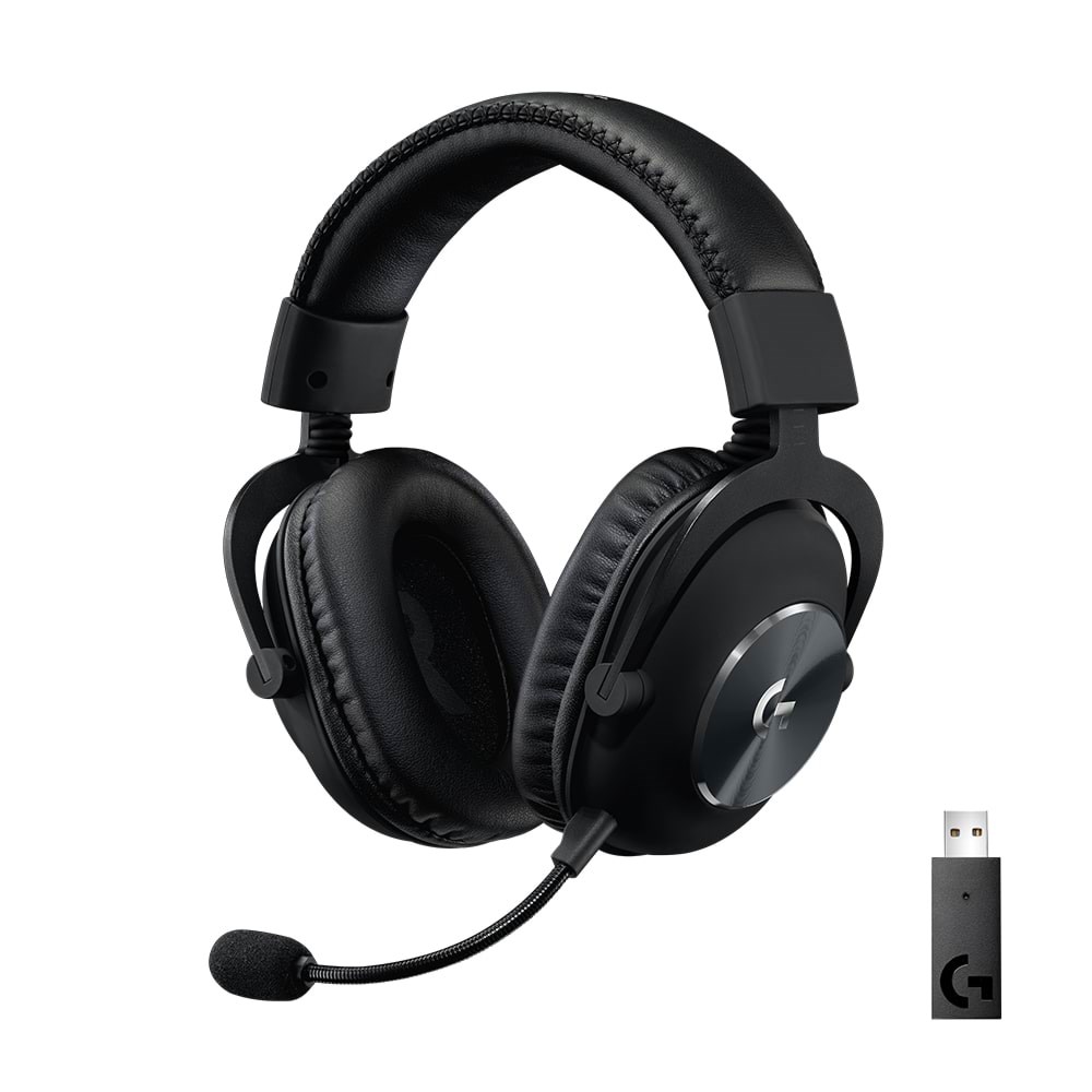 Logitech G PRO X Wireless LIGHTSPEED Hovedtelefoner Og Headset Sort 981-000907