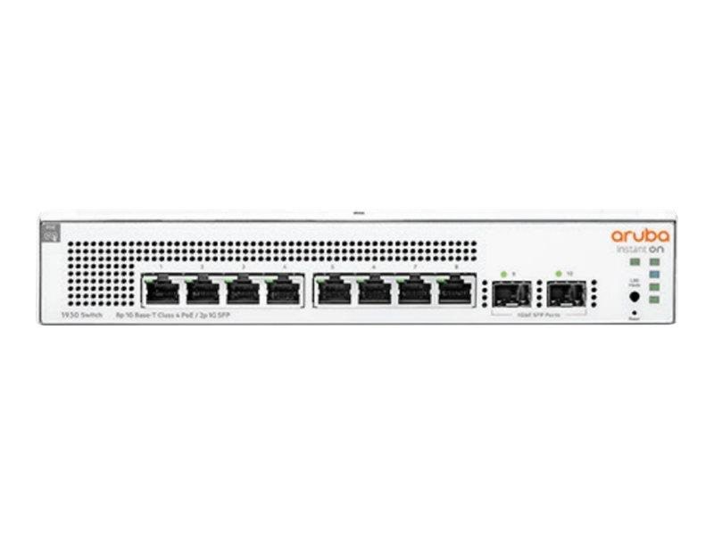 Hewlett Packard Enterprise Aruba Instant On 1930 8G Class4 PoE 2SFP 124W Switch
