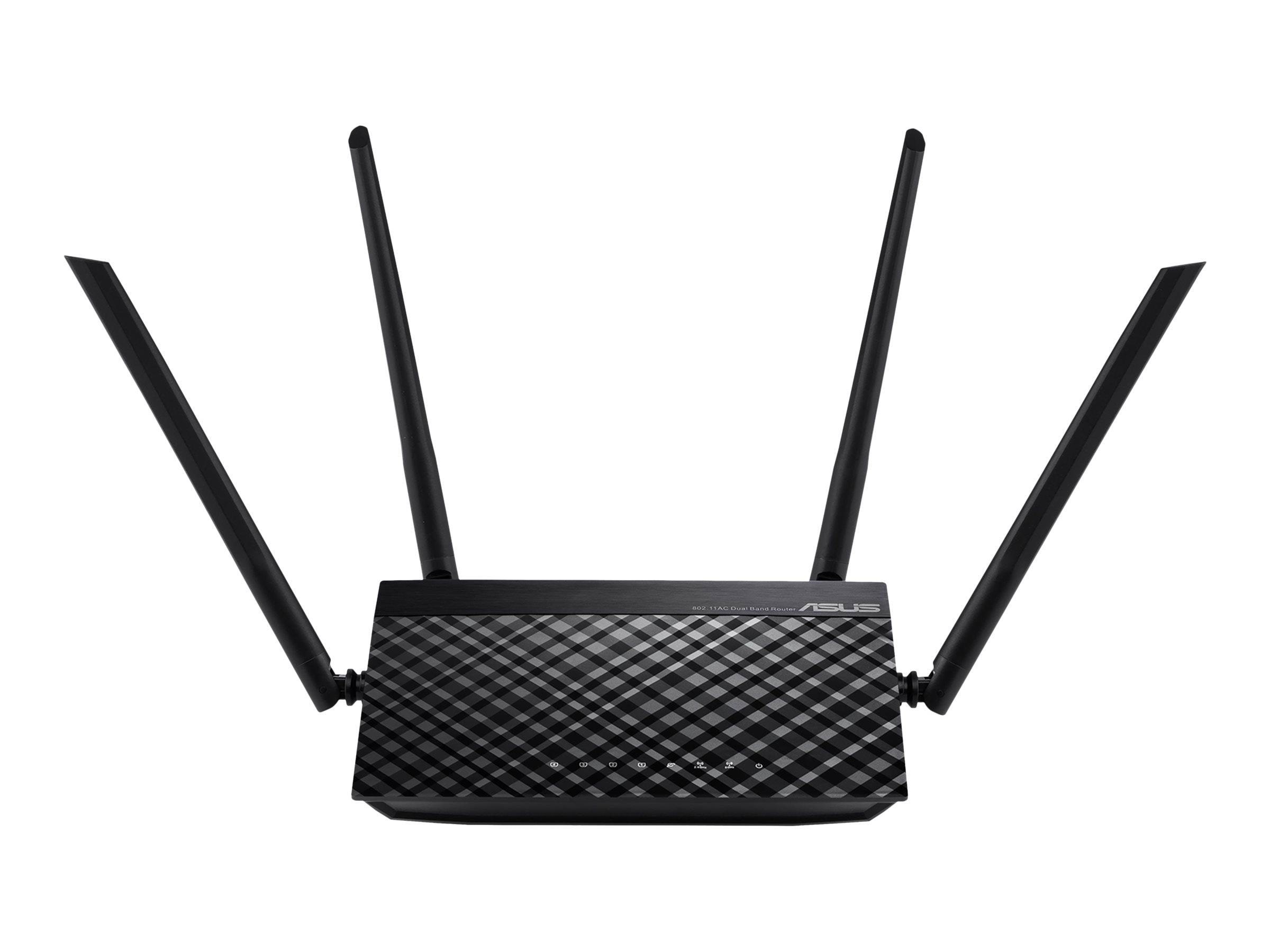 ASUS RT-AC1200 V2 -Wi-Fi 5 - Dual-band - 4-Port switch - Router Wi-Fi 5