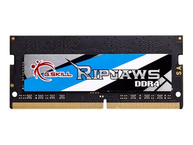 G.Skill Ripjaws SODIMM DDR4-3200 - 8GB - CL22 - Single Channel (1 pcs) - Intel XMP - Sort Ram F4-3200C22S-8GRS