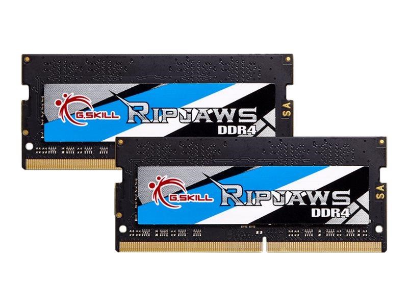 G.Skill Ripjaws SODIMM DDR4-3200 - 16GB - CL22 - Dual Channel (2 pcs) - Intel XMP - Sort