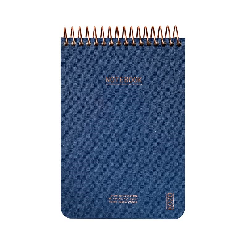KOZO Premium Notebook A6 Navy Notesbog Blå 320113