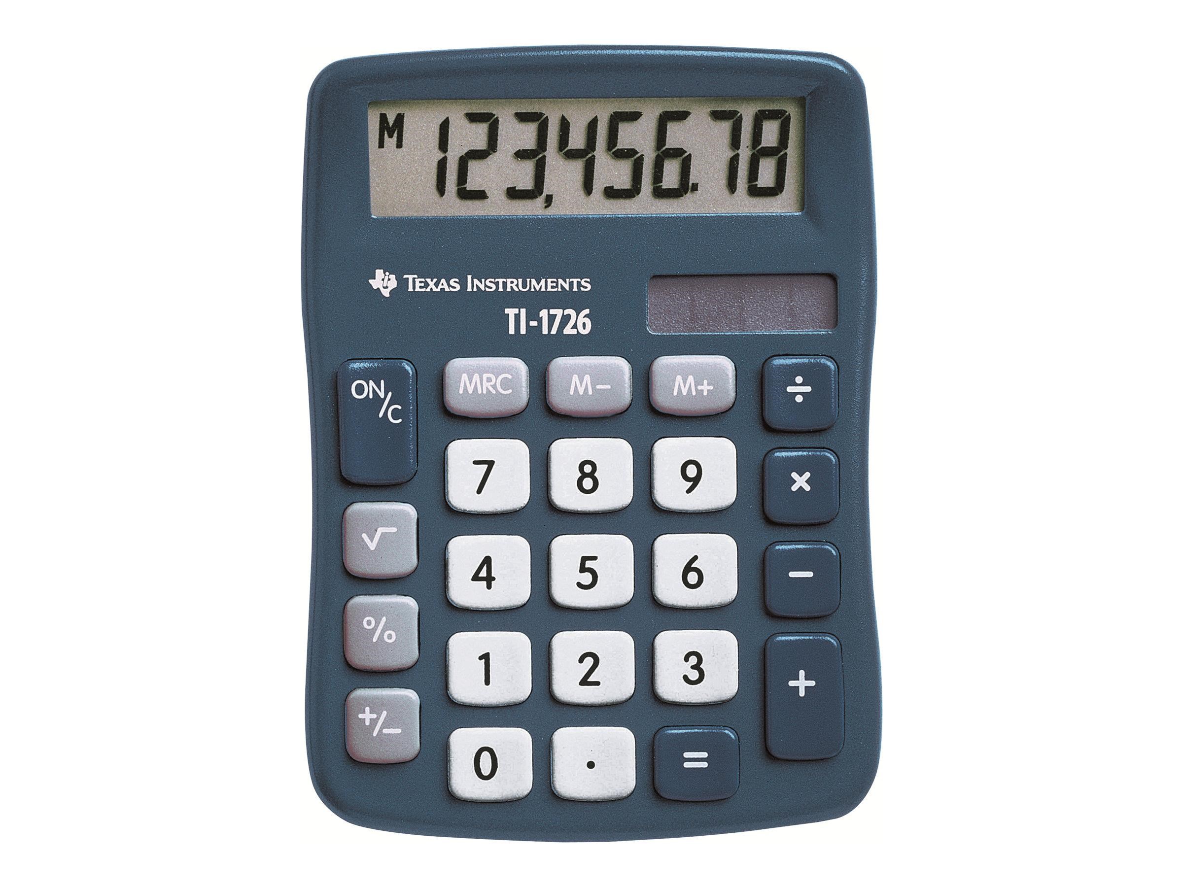 Texas Instruments TI-1726 - pocket calculator Lommeregner 1726/FBL/11E1/B
