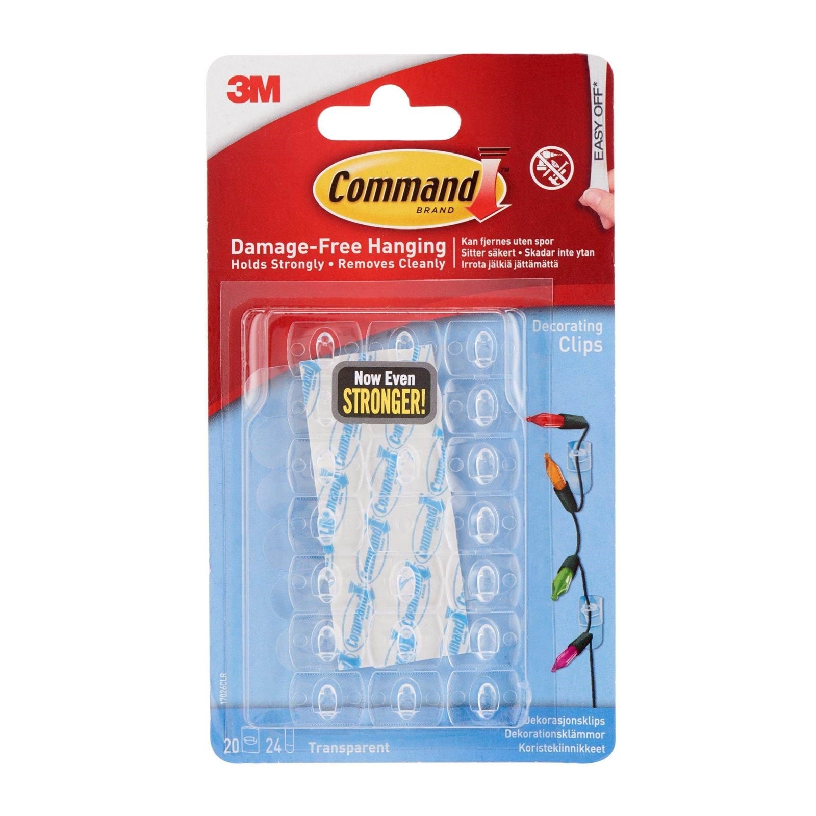 3M Decorating Clips 20 Pack Ophæng 7100108967