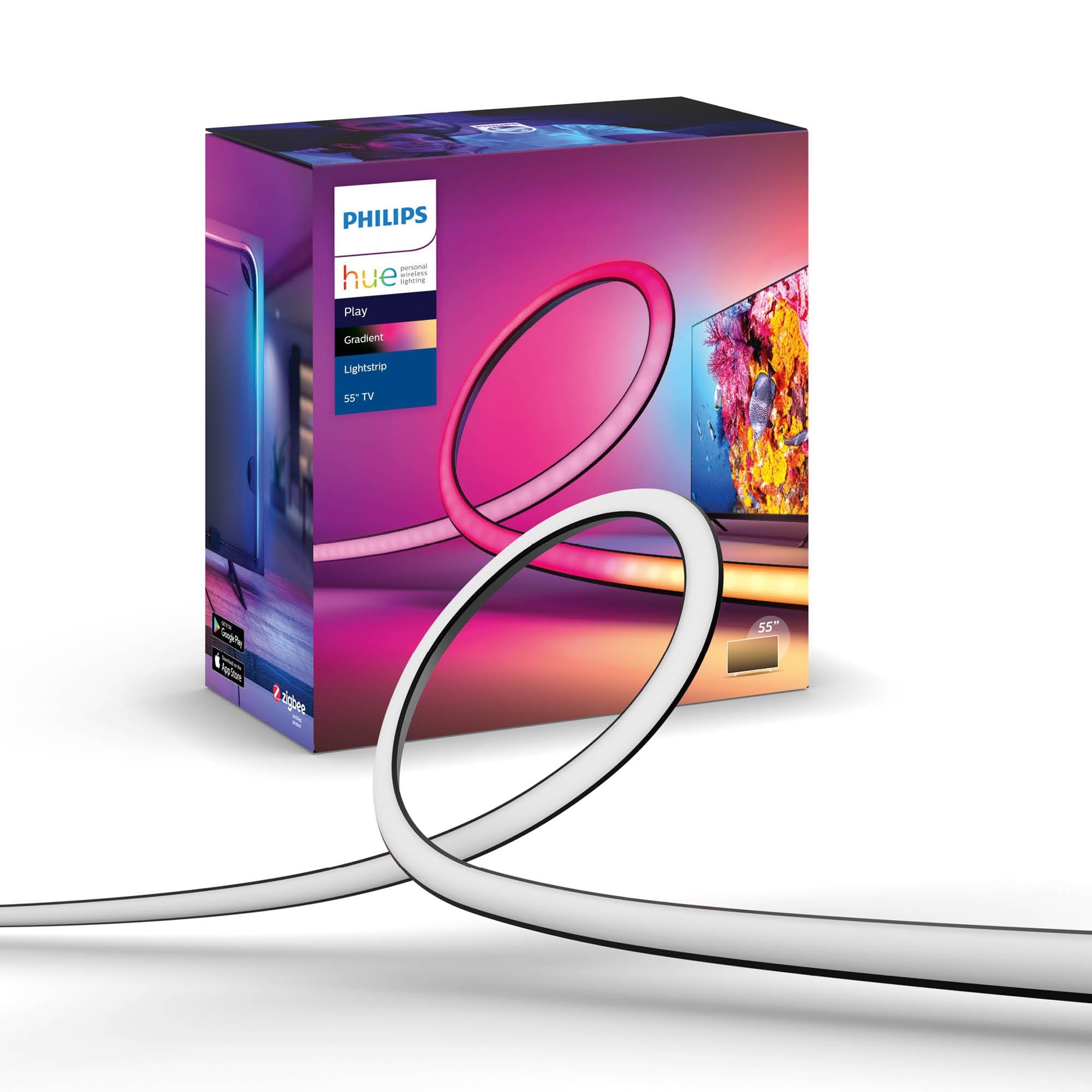 Philips Hue Play Gradient Lightstrip TV 55" Smart Home 929002422701