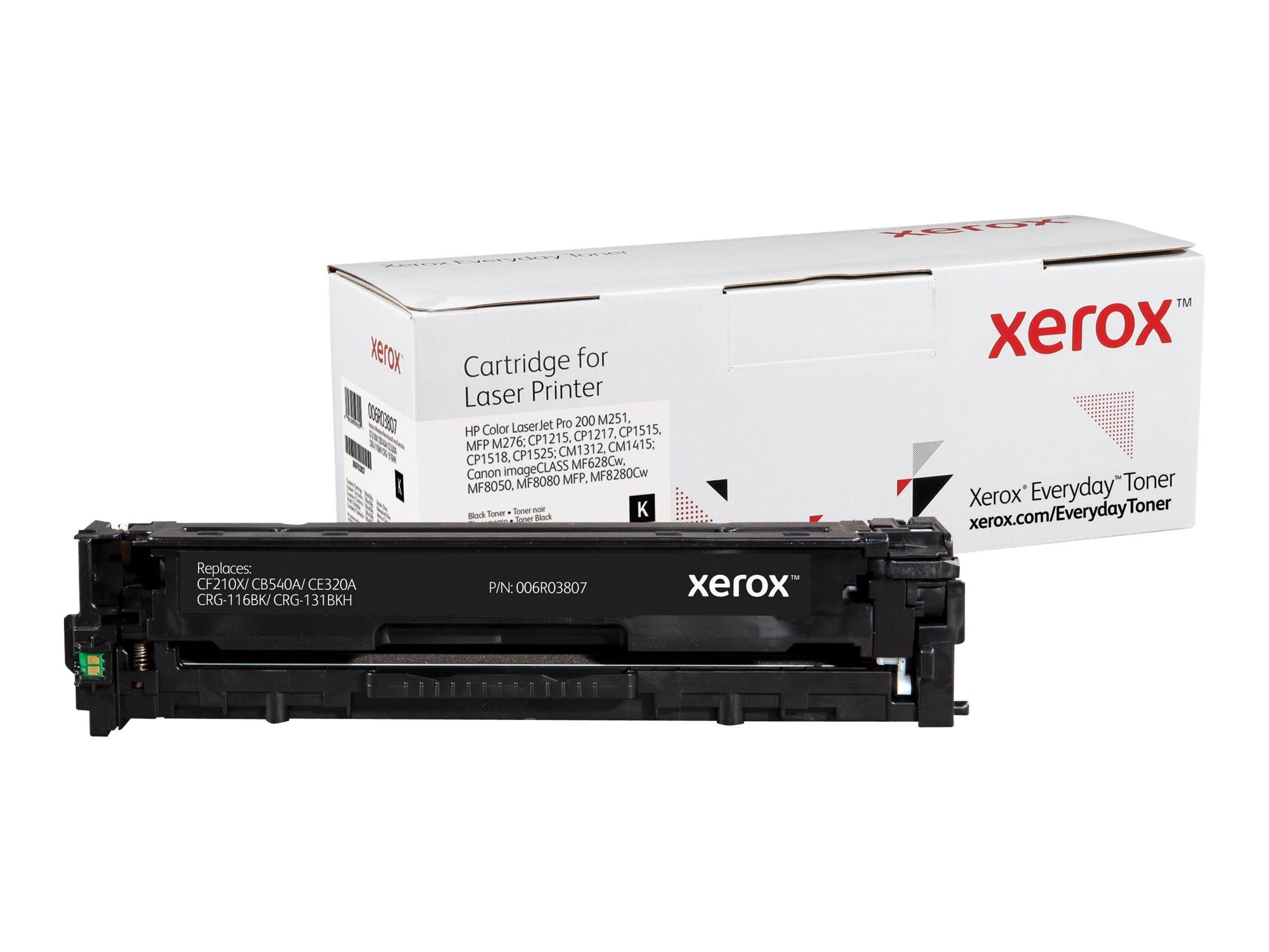 Xerox 006R03807 / Alternative to HP 125A / CB540A HP 128A / CE320A HP 131X / CF210X Canon CRG-116BK Canon CRG-131BKH Black Toner Printerpatron Og 