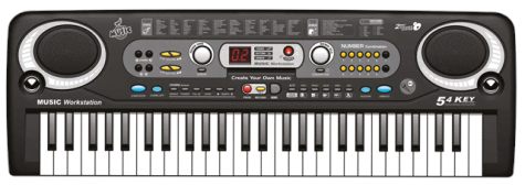 Music Keyboard med 54 Tangenter Musik 501071