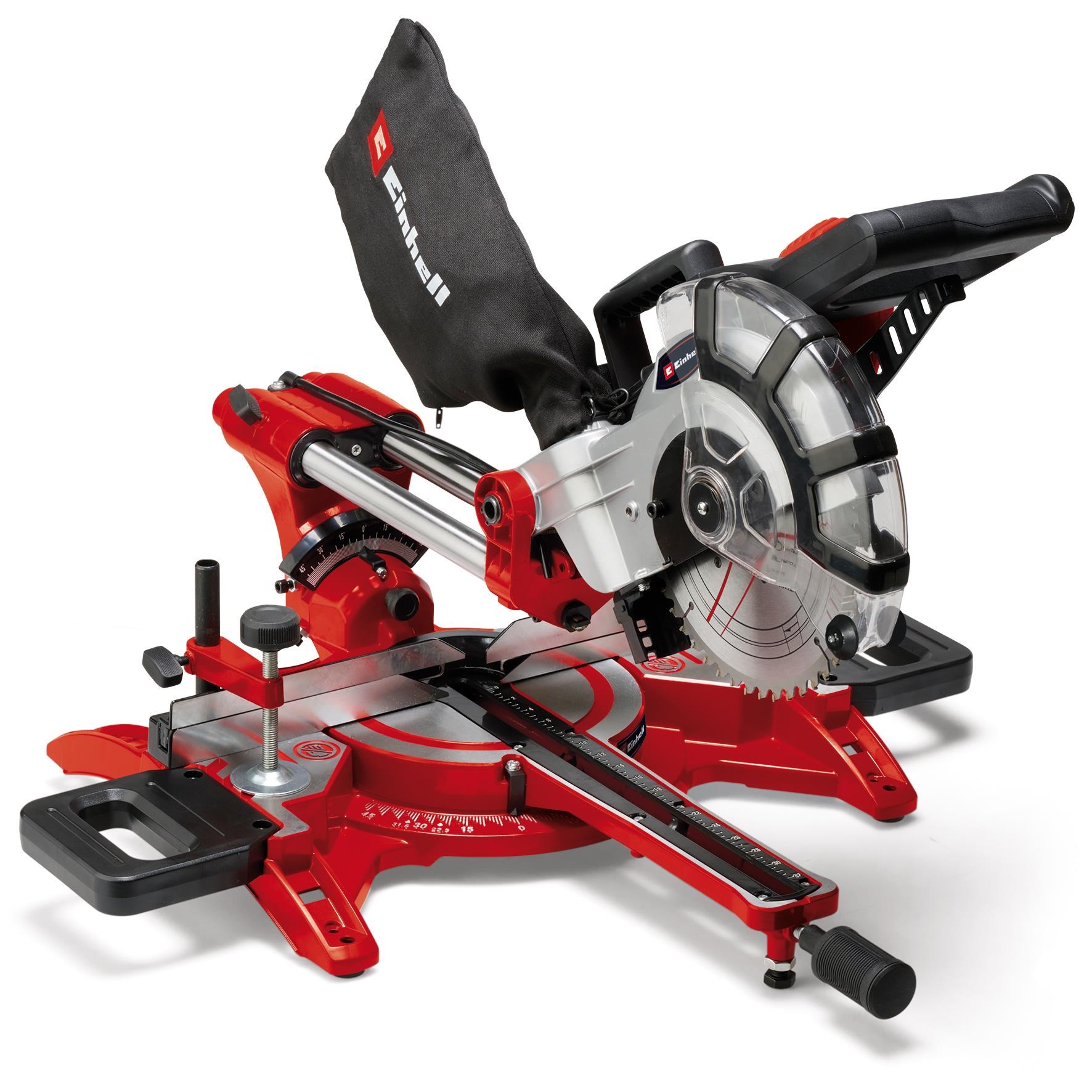 Einhell TC-SM 2131/1 dual kap-/geringssav med udtræk Ø210 mm 230V/1500W Kapsav 4300390